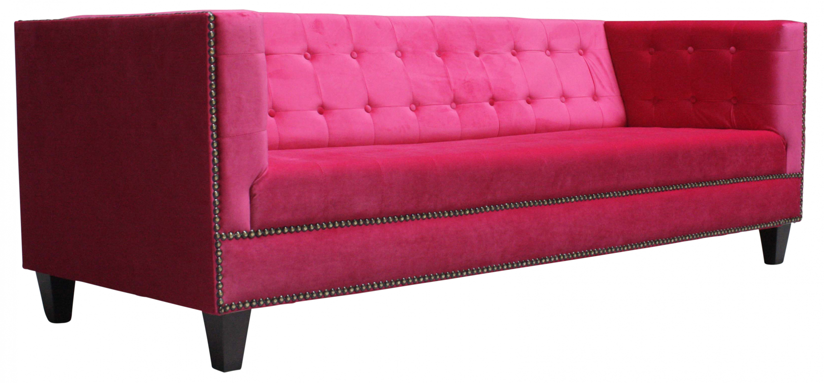 CAMBRIDGE SOFA | MAGICAL MAGENTA | Block & Chisel