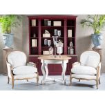 Block & Chisel artichoke breakfront bookcase