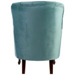 Block & Chisel Velvet Armchair