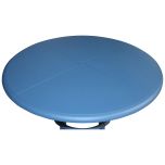 Block & Chisel round Norway blue nylon dining table