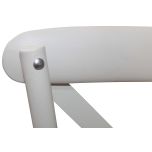 Block & Chisel white cross back dining chair
