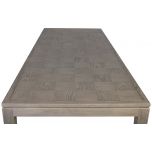 Block & Chisel oak wood dining table