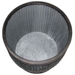 Block & Chisel galvanized zinc pot