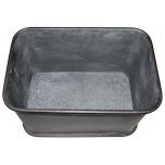 Block & Chisel galvanized zinc pot