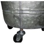 Block & Chisel galvanized zinc bucket with handle