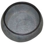 Block & Chisel galvanized zinc bowl