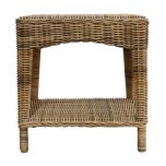 Block & Chisel square rattan side table