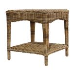 Block & Chisel square rattan side table