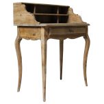 Block & Chisel small bleached elm desk