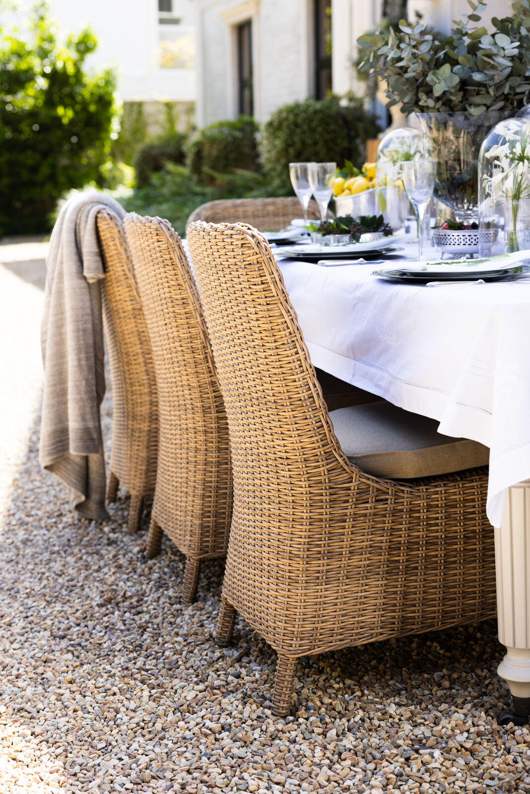 Festive dining table French chateau Block & Chisel