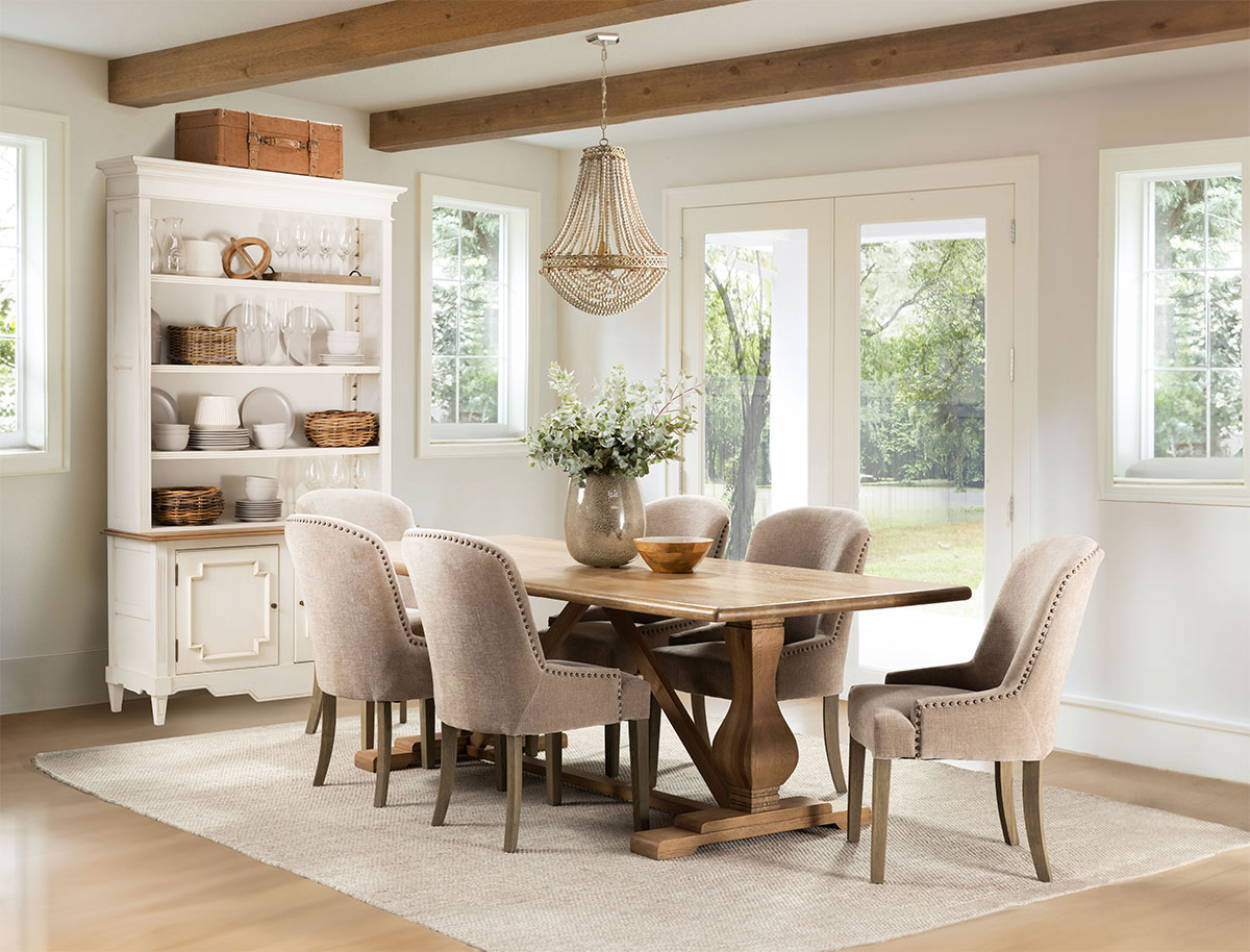 Farm style online dining chairs