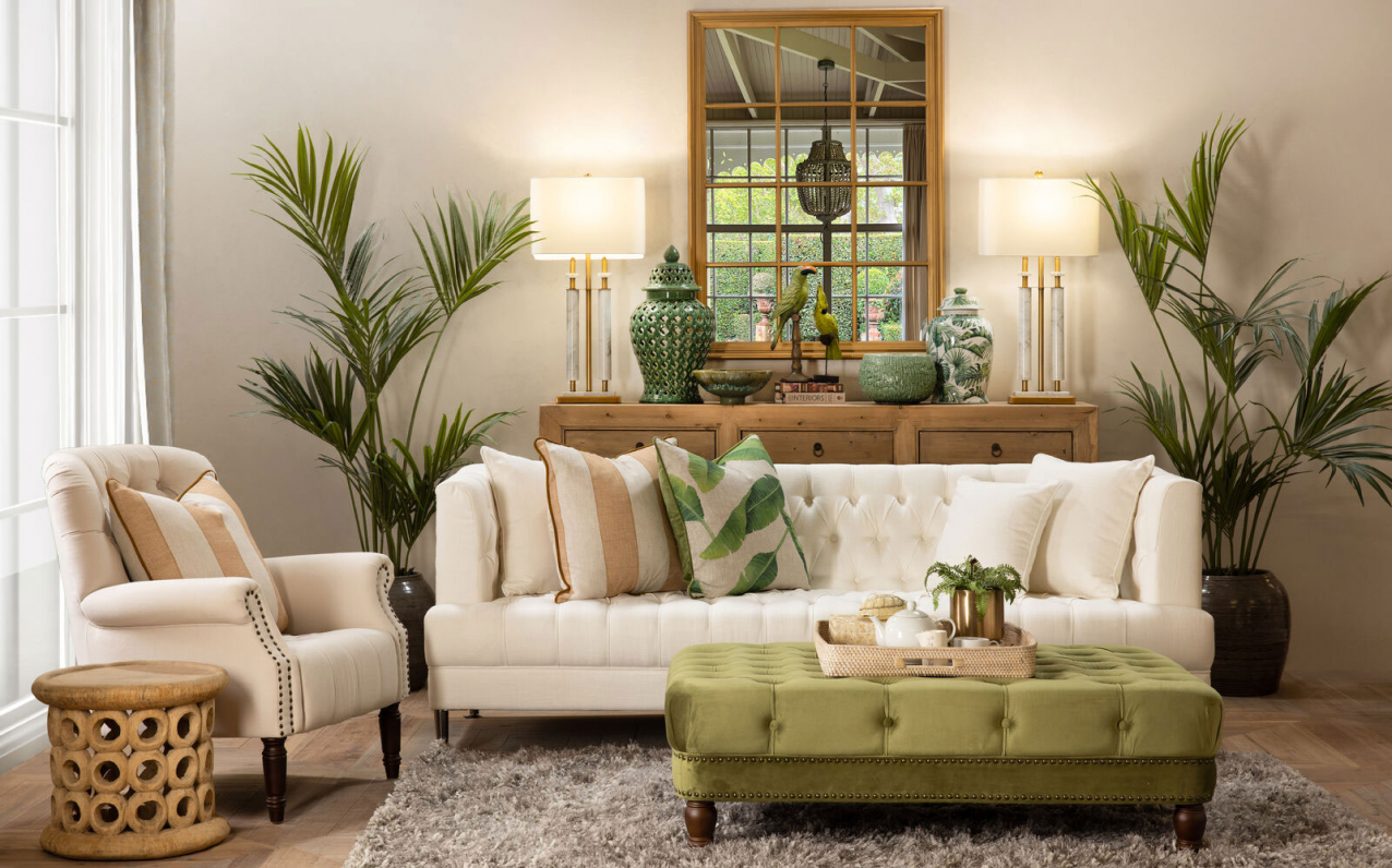 Block and chisel ottomans