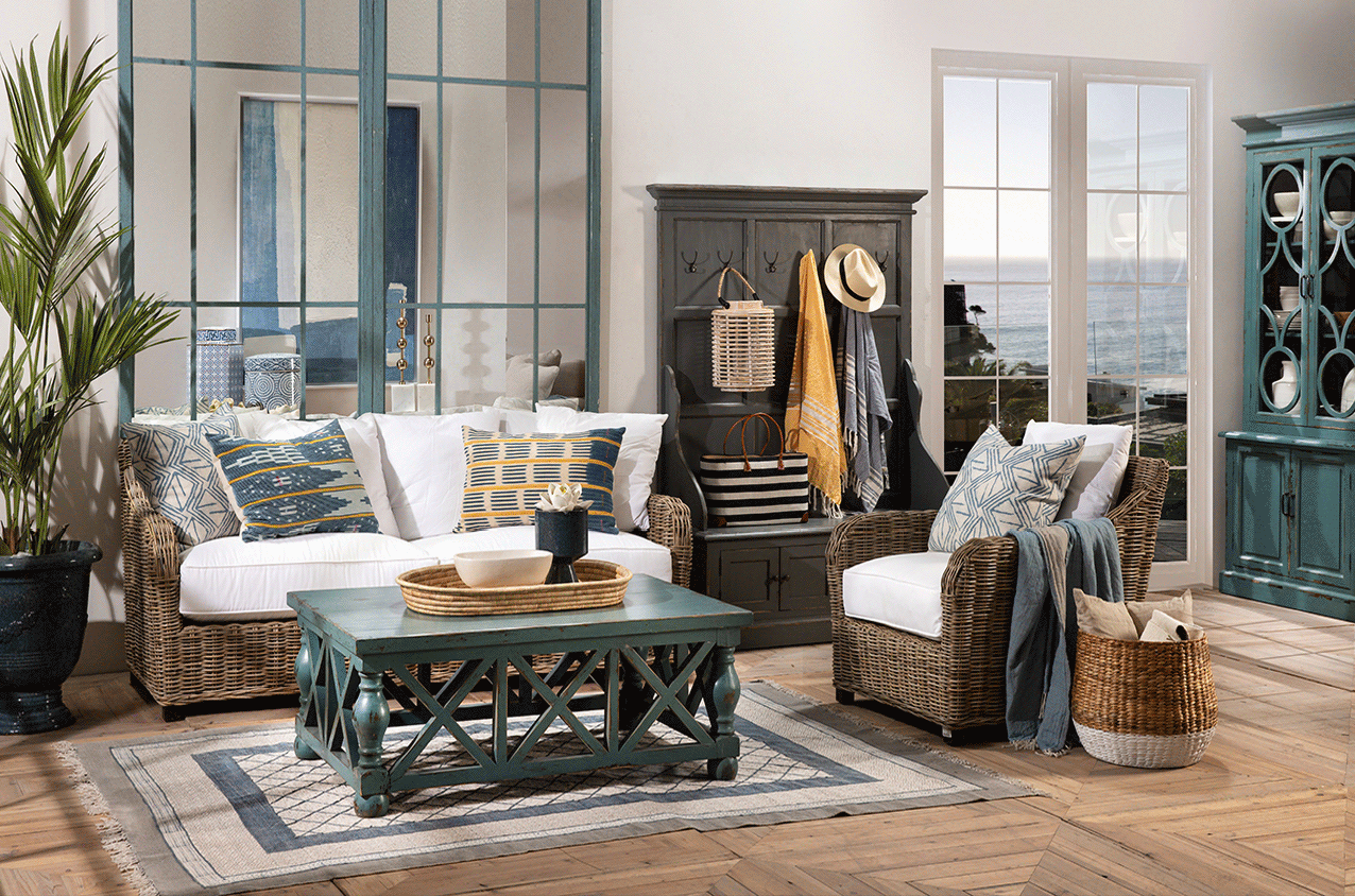 Teal living room style Shop the Look 