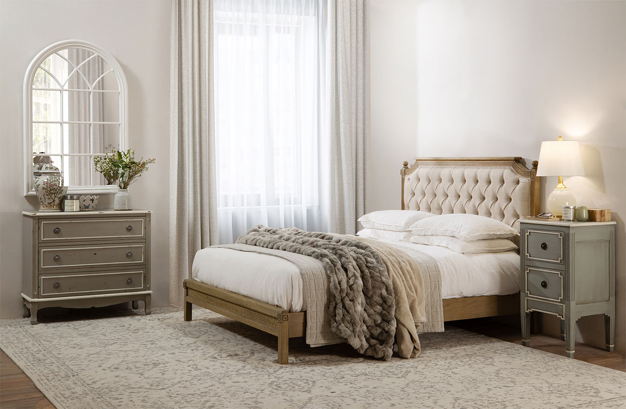 French style bedside tables and drawers Block Chisel