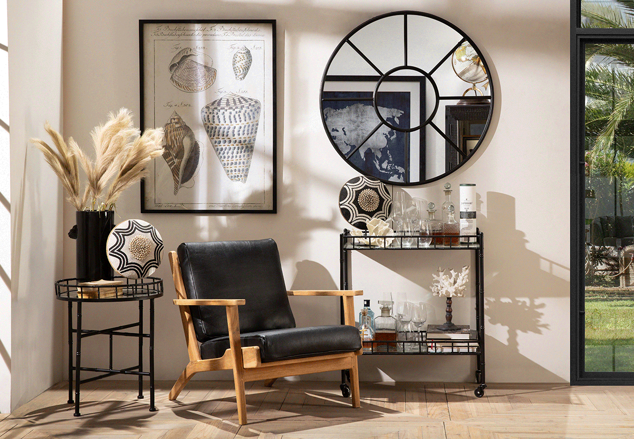 Black furniture and decor Shop the Look