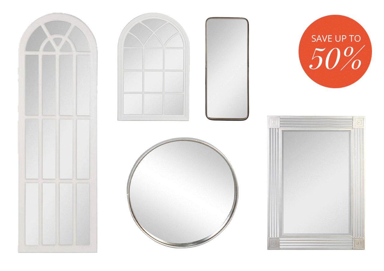 Mirrors on promotion