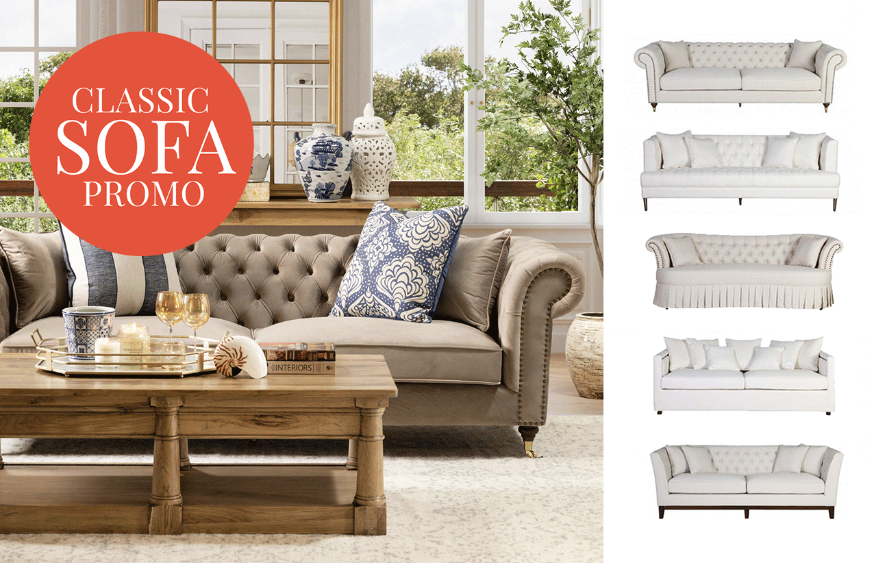 Save on classic sofas Block & Chisel