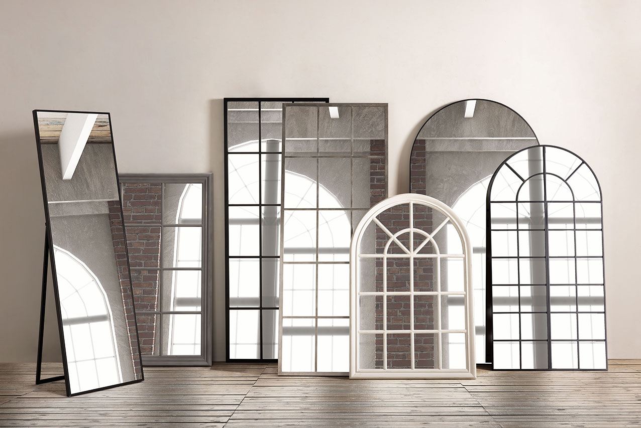 Large minimalist mirrors 