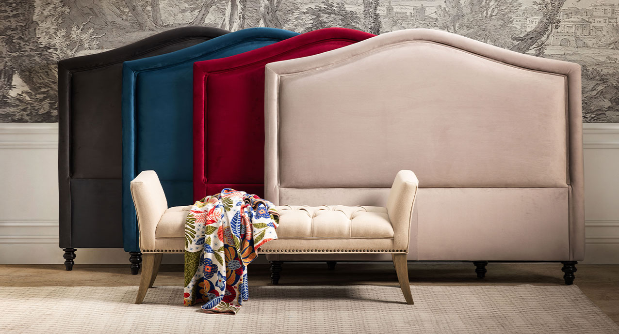 custom plush velvet headboards