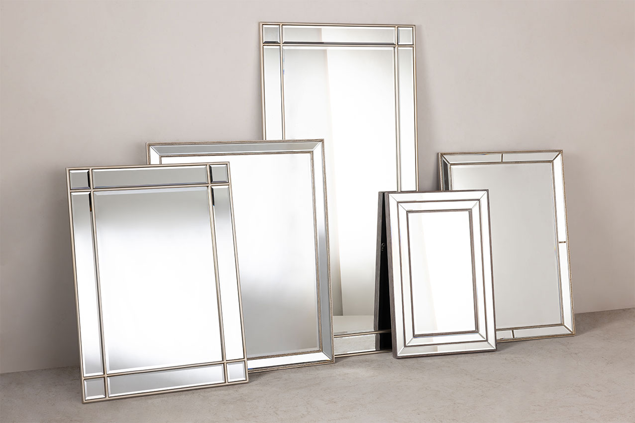 Large minimalist mirrors 