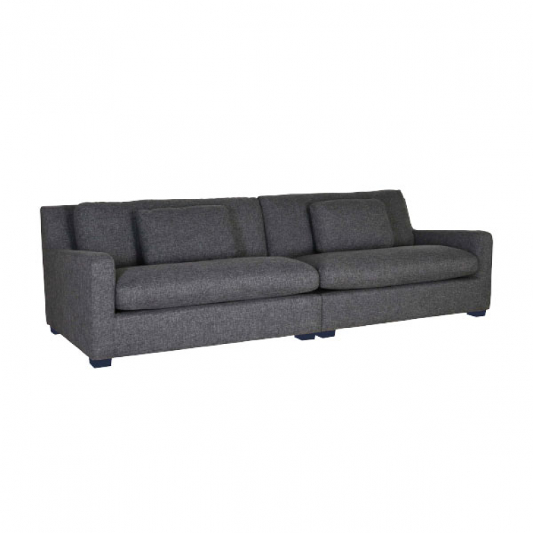 European 4 Seater Sofa Block Chisel