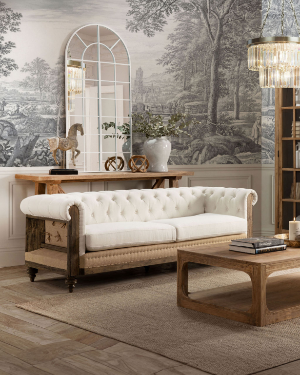 Restoration hardware deconstructed new arrivals sofa