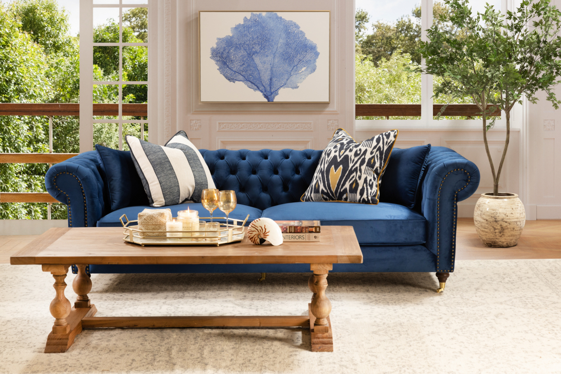 Chesterfield shop navy blue