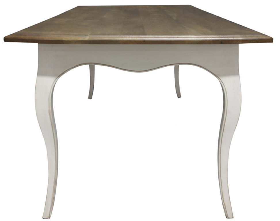 Farmhouse Bordeaux Dining Table Block Chisel