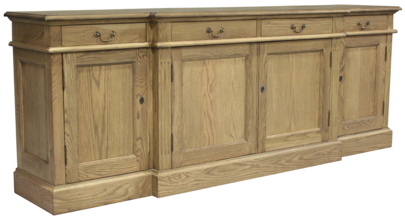 English Country Style Breakfront server Block & Chisel