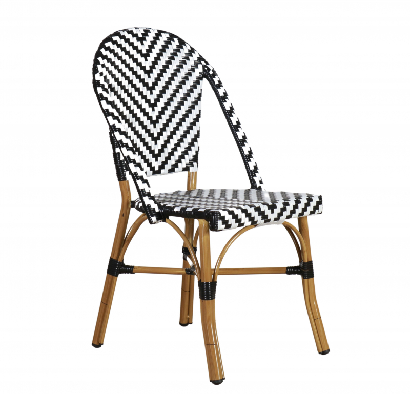 Black and white hotsell french bistro set