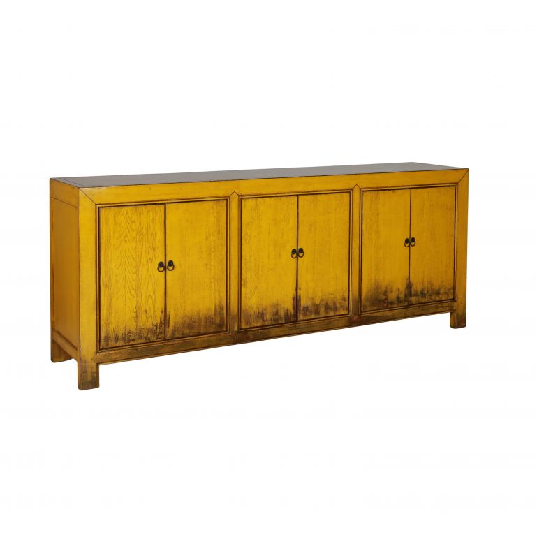 Mustard outlet yellow sideboard