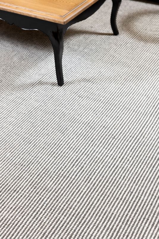 Block & Chisel grey wool rug
