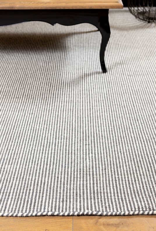 Block & Chisel grey wool rug