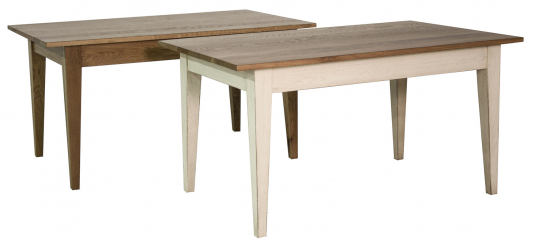 Block & Chisel weathered oak dining tables