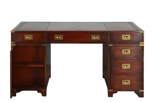 Limited edition office desk with brass details 