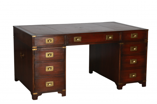 Limited edition office desk with brass details 