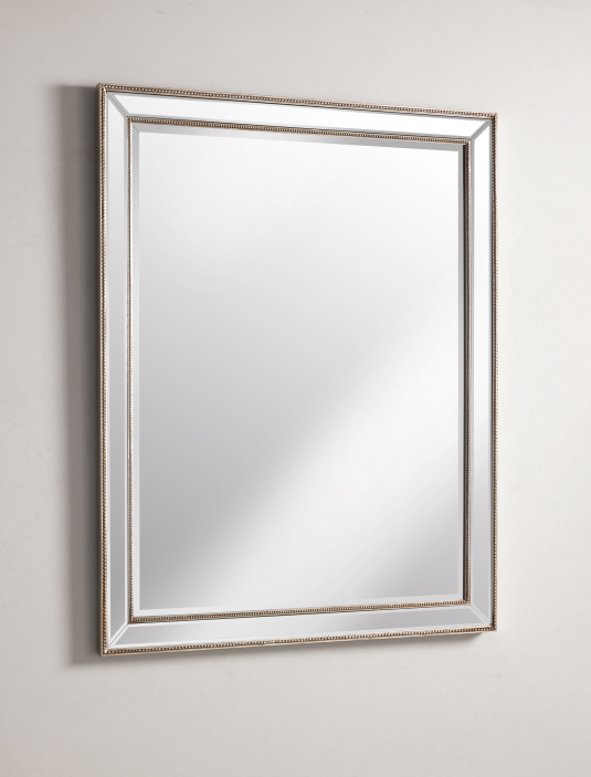 Block & Chisel rectangular mirror with wooden frame