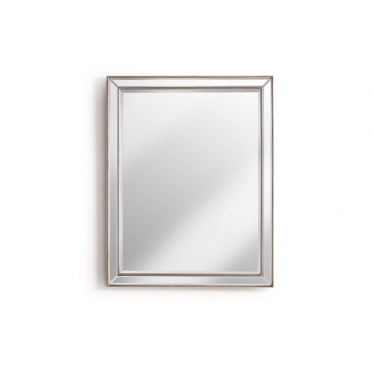 Block & Chisel rectangular mirror with wooden frame