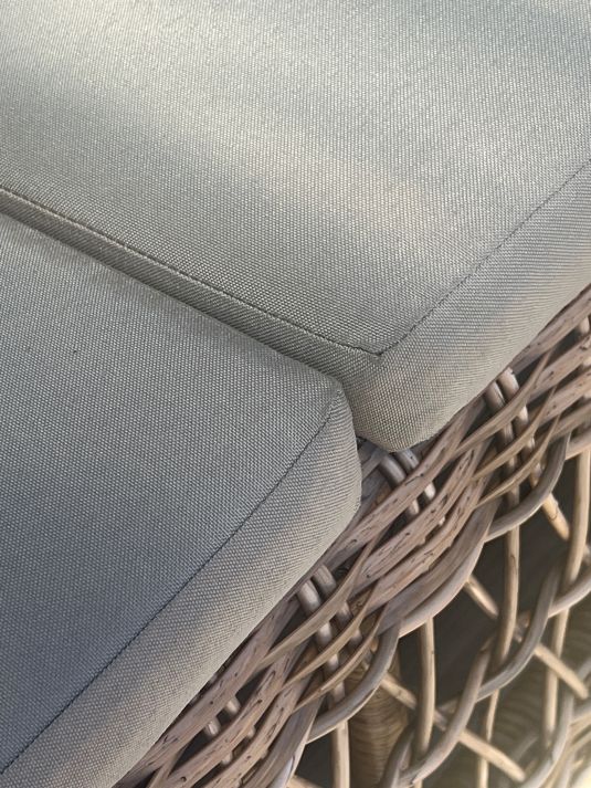 3 seater outdoor sofa with cushions 