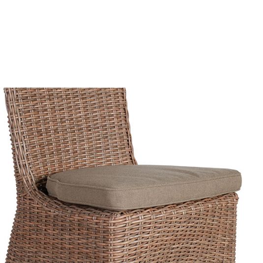 Block & Chisel rattan outdoor dining chair