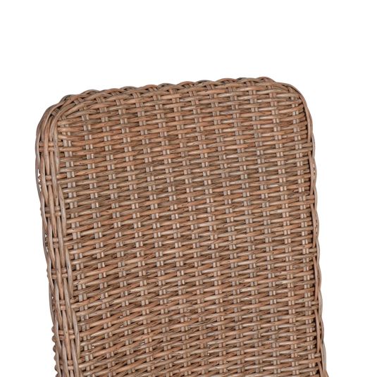 Block & Chisel rattan outdoor dining chair