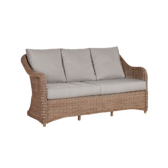 Block & Chisel rattan outdoor 2.5 seater sofa