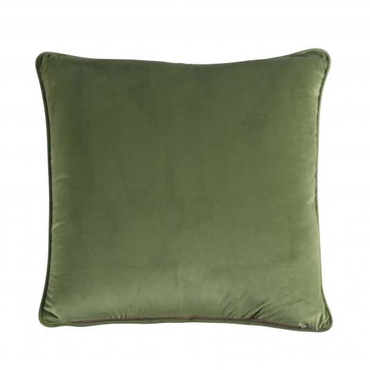 Hillhouse scatter cushion foliage on yellow 