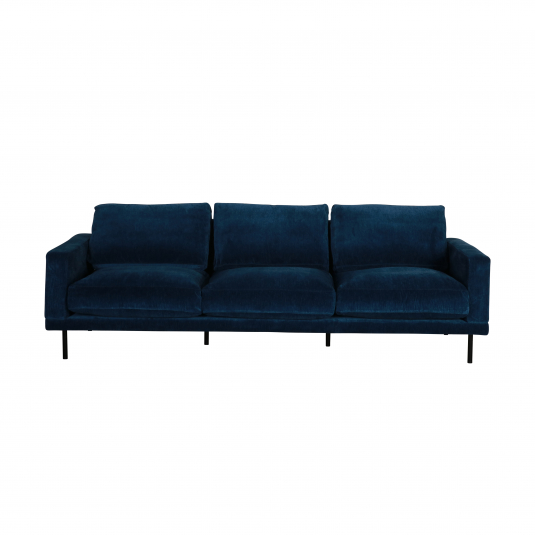 Lucca 3-seater Sofa | Dark Blue