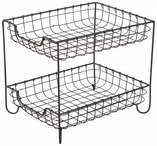 Block & Chisel 2 tier iron stand