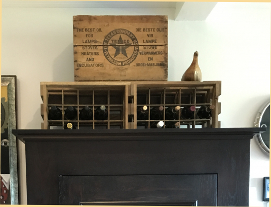 Block & Chisel 15 bottle wooden wine crate