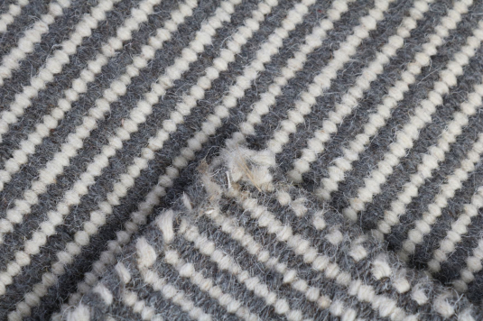 Block & Chisel grey wool rug