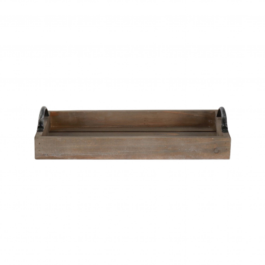 block and chisel wooden tray with handles