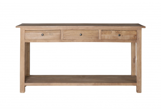 Block & Chisel rectangular recycled elm console table