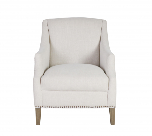 cream upholstered chair with studs Château Collection 